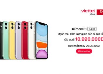 [DUY NHẤT HÔM NAY] Mua iPhone 11 chính hãng chỉ 10.990.000đ tại Viettel Store AAR trên Shopee