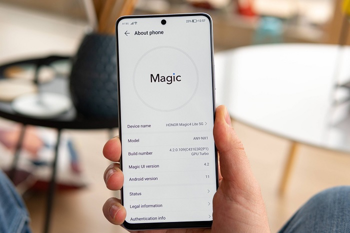 Honor Magic4 Lite sử dụng giao diện MagicUI