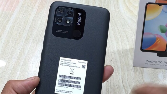 Redmi 10 Power sở hữu cụm camera có thiết kế độc đáo