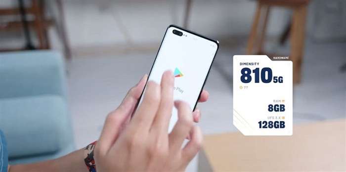 Con chip Dimensity 810 cho hiệu năng ổn định lâu dài