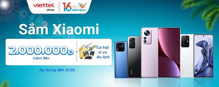 Sắm Xiaomi nhận cơ hội vi vu du lịch
