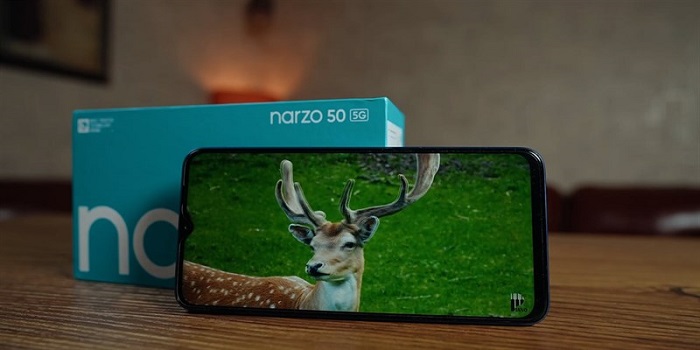 Mặt trước của Narzo 50 5G