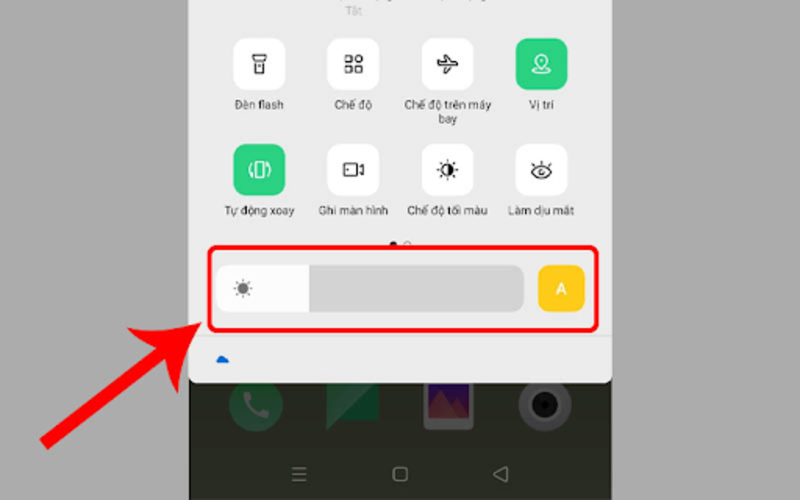 Người dùng được khuyên điều chỉnh mức sáng màn hình trung bình để bảo vệ mắt và điện thoại cũng lâu hết pin hơn.