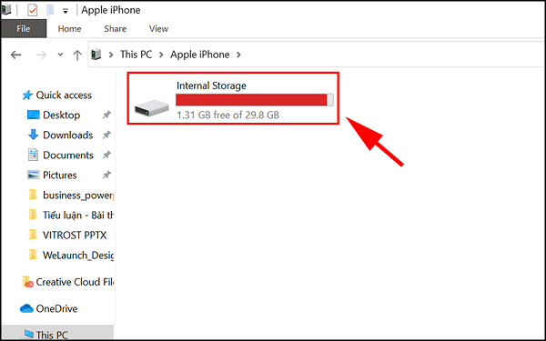Chuyển ảnh từ iphone sang máy tính