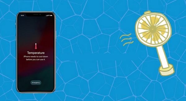 Điện thoại iphone bị nóng