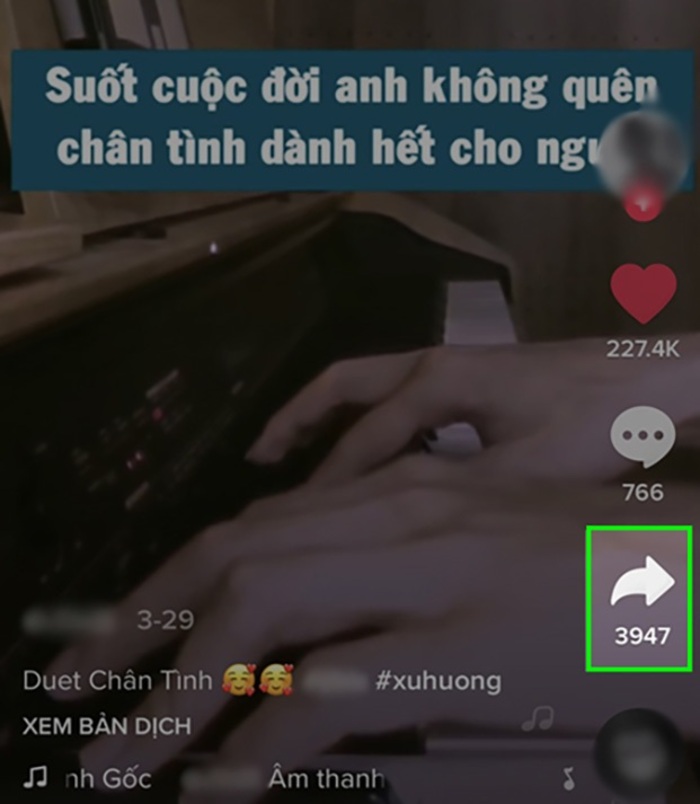 Chọn video bạn muốn Duet