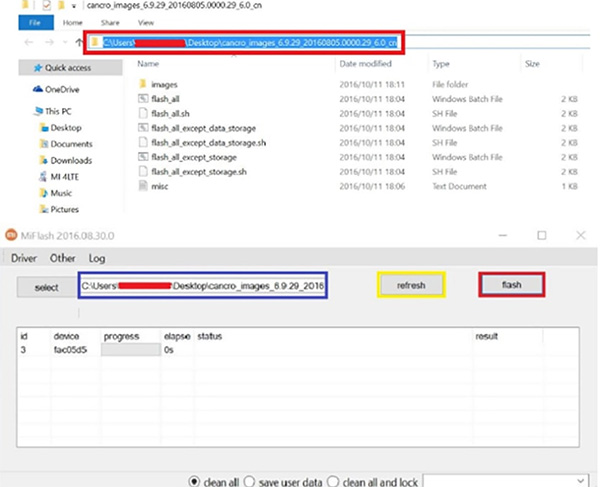 Sao chép đường dẫn tại Bước 4 dán vào thanh địa chỉ ROM