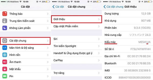 Cách kiểm tra mã iPhone đến từ quốc gia nào 