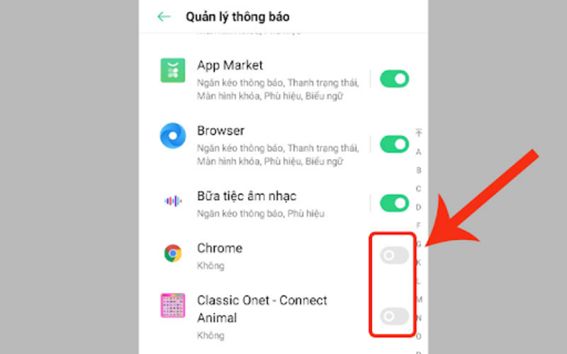 Ưu tiên lựa chọn Chế độ rung