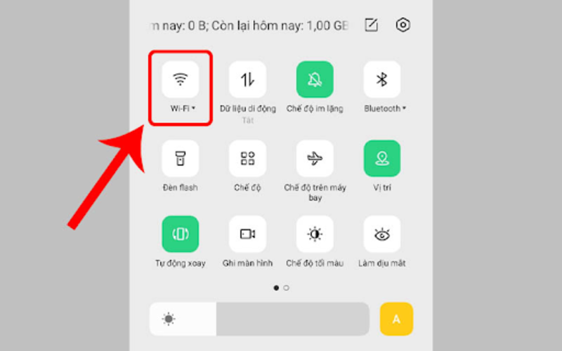 Khi bạn muốn bảo toàn pin điện thoại để không giảm đi, mẹo nhanh chóng nhất đó chính là ngắt kết nối Wifi và mạng dữ liệu di động.
