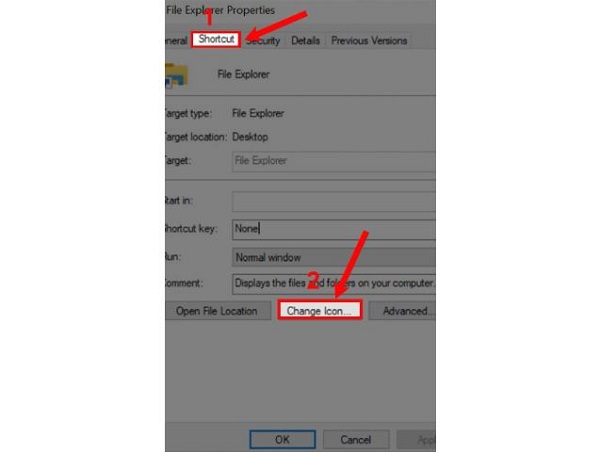 Thay đổi icon ứng dụng trên máy tính