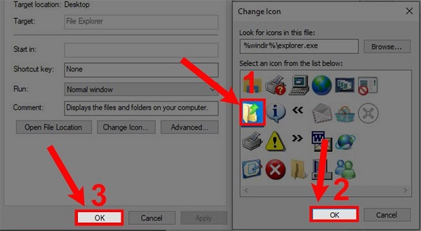 Thay đổi icon ứng dụng trên máy tính