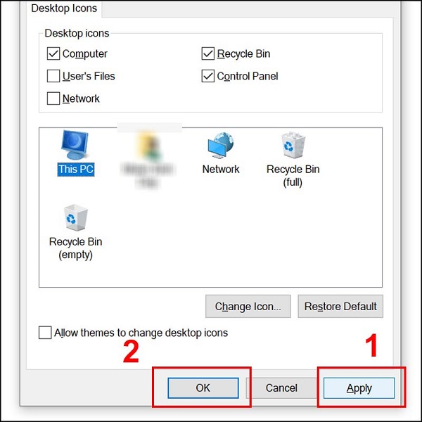 Thay đổi icon ứng dụng trên máy tính