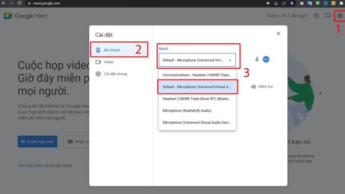 Tùy chỉnh theo hướng dẫn