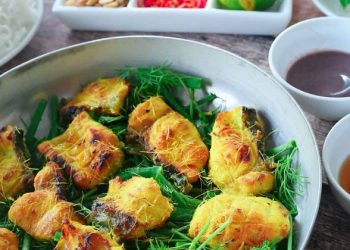 cách làm chả cá Lã Vọng bằng nồi chiên không dầu