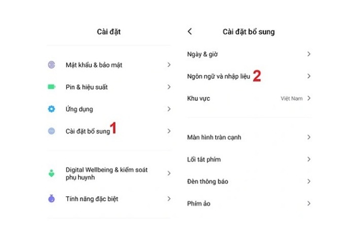 Cài đặt độ nhạy màn hình Xiaomi