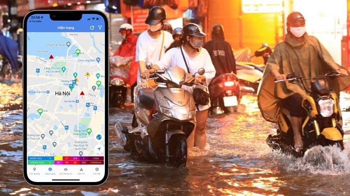 Tìm hiểu cách tra cứu điểm ngập lụt tại Hà Nội