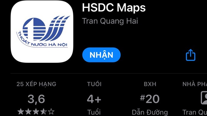 Tải về điện thoại ứng dụng HSDC Maps