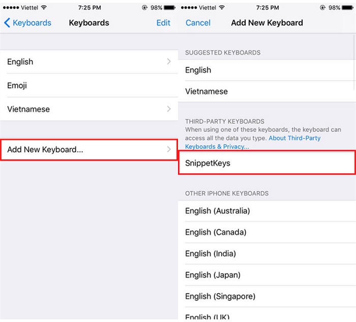 cách trả lời nhanh Messenger trên iPhone