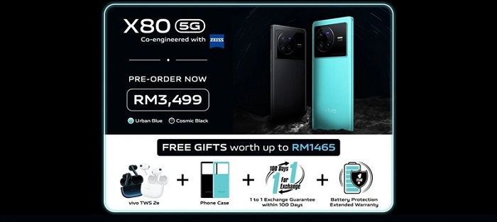 Vivo X80 series được trang bị tính năng Chế độ Video Bokeh Điện Ảnh ZEISS độc nhất