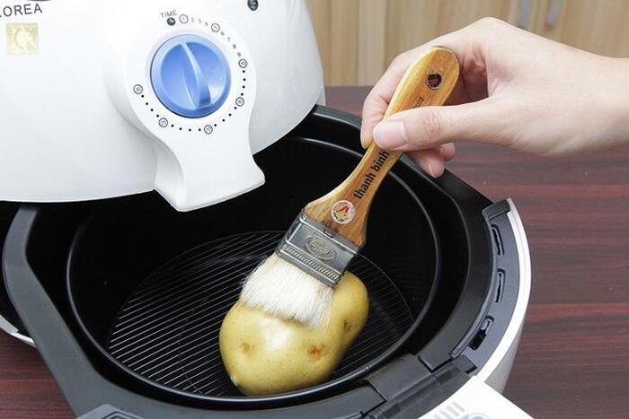 Nồi chiên không dầu sẽ giúp thức ăn được nấu chín mà không cần sử dụng dầu mỡ