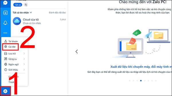 Đăng nhập zalo trên 2 máy tính