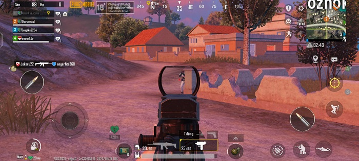 Chơi game PUBG: Mobile