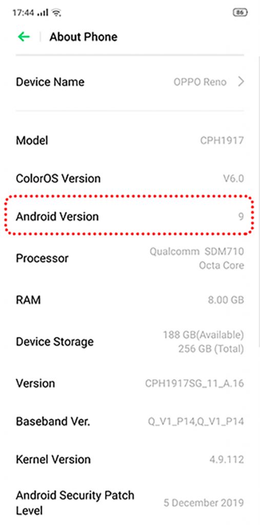 Đảm bảo rằng điện thoại OPPO của bạn chạy phiên bản ColorOS 5.0 trở lên nếu muốn ghi lại màn hình.