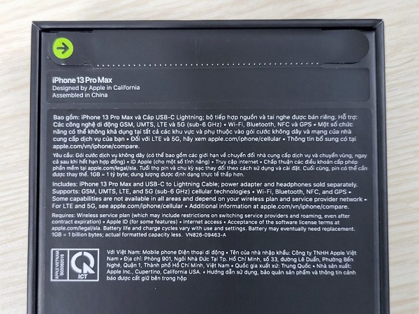 Phần vỏ hộp iPhone và sách hướng dẫn đều sẽ được in bằng tiếng Việt