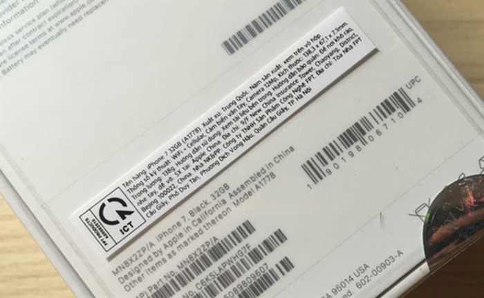 Đối chiếu mã IMEI xem có trùng khớp không