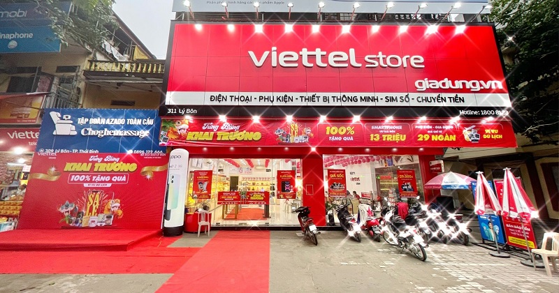 Sắm tưng bừng mừng khai trương siêu thị Viettel Store tại TP. Hồ Chí Minh giảm đến 50% smartphone, phụ kiện, gia dụng, SIM số