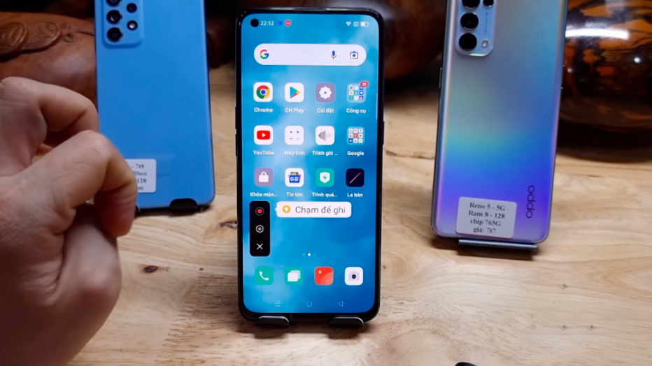 quay màn hình điện thoại Oppo bước 3