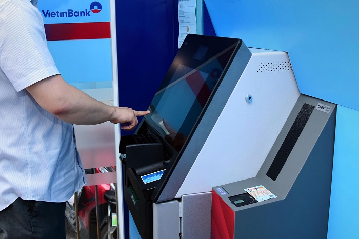 Máy rút tiền bằng CCCD gắn chip