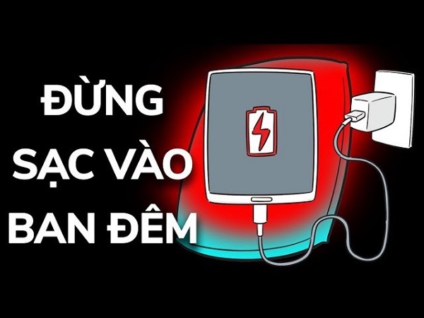 Các nhà sản xuất khuyến cáo người dùng không nên sạc điện thoại qua đêm