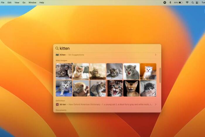 Trình tìm kiếm Spotlight mới