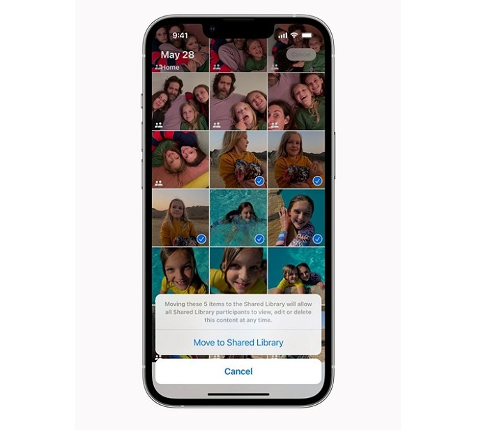 Thư viện ảnh chung trên iCloud