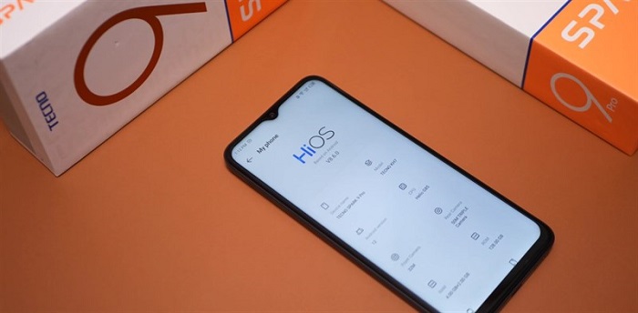 Tecno Spark 9 Pro sử dụng giao diện HiOS