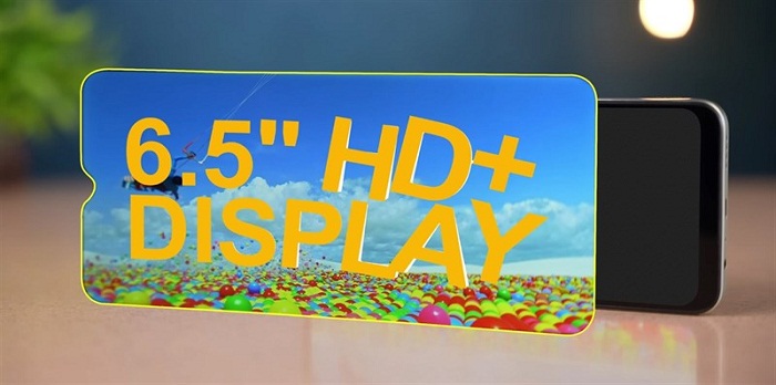 Màn hình giọt nước rộng lớn đáp ứng tốt hầu hết mọi nhu cầu xem phim, giải trí