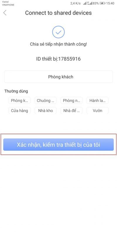 Cài đặt cấu hìcamera trên điện thoại