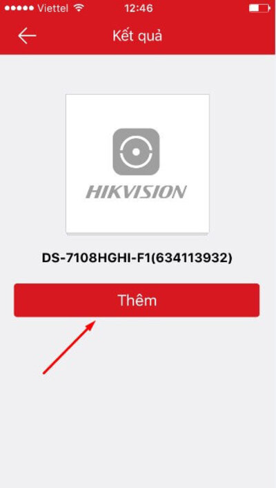 thêm đầu ghi vào tài khoản Hik-connect