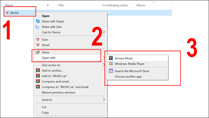 Cách mở file AAC đơn giản