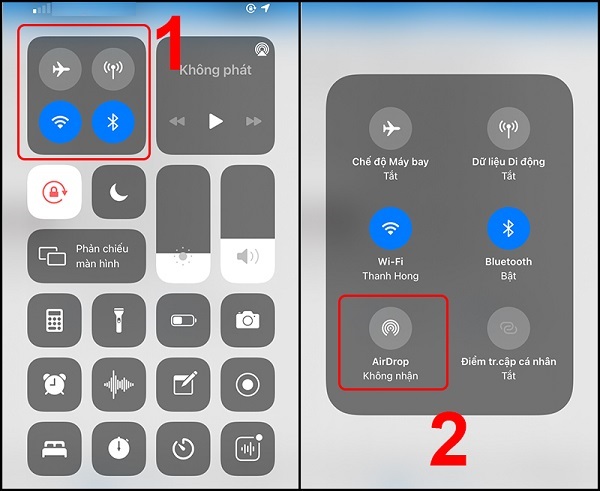 Cách chuyển ảnh từ iphone sang iphone