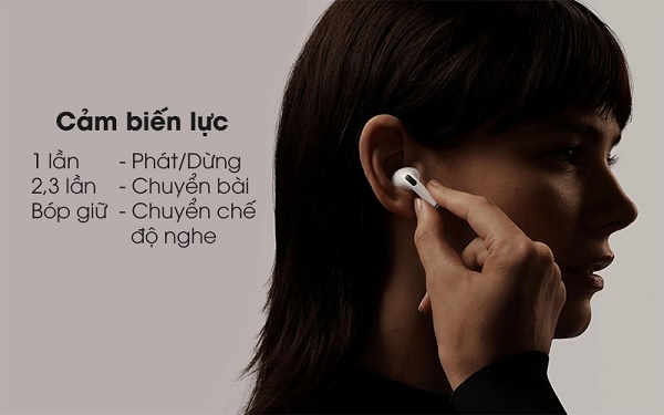 Cách chuyển bài hát trên airpods