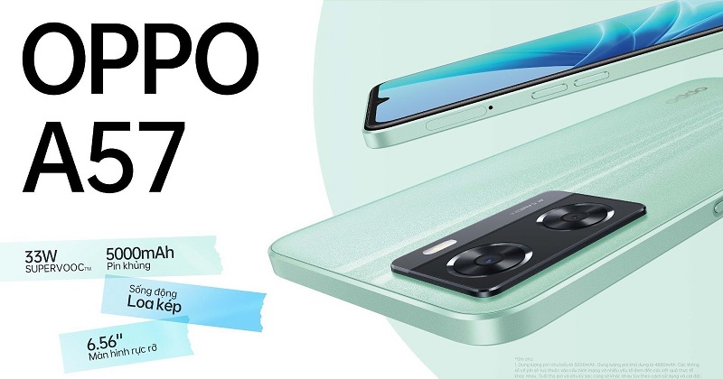 OPPO ra mắt A57: Thiết kế thời thượng và khả năng sạc nhanh nhất trong phân khúc