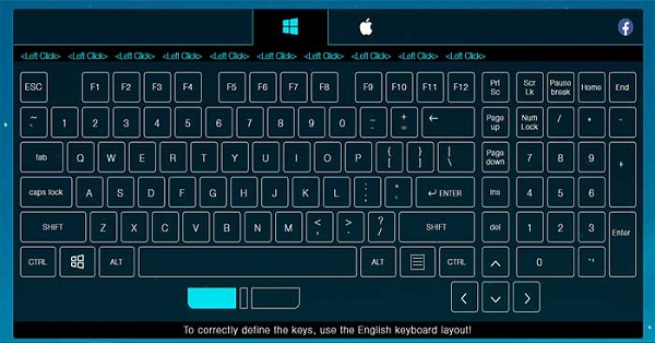 Test keyboard