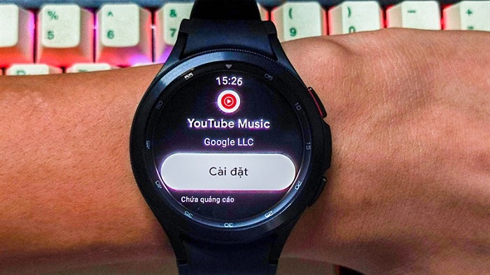 cách cài ứng dụng trên Samsung Galaxy Watch4 