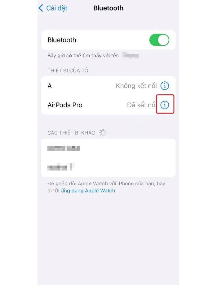 cách check IMEI AirPods