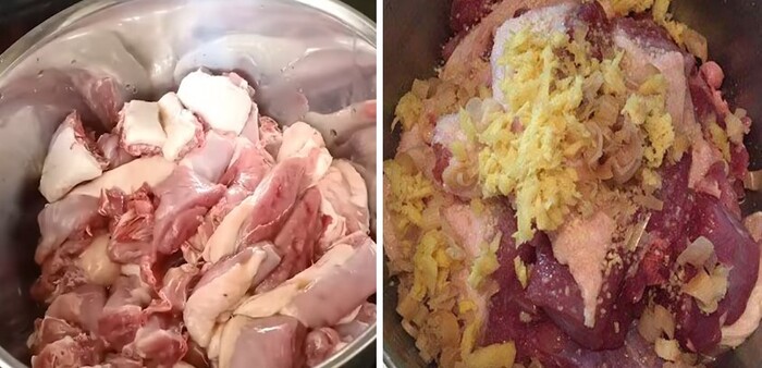 Ướp thịt vịt từ 30 phút đến 1 tiếng