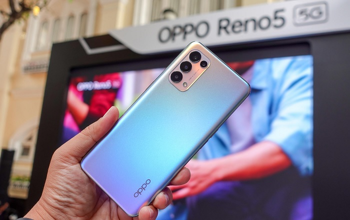Vẻ ngoài thời thượng của OPPO Reno5 5G