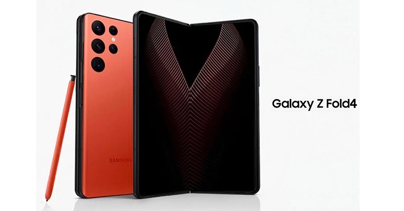 Samsung sẽ trình làng Galaxy Z Fold4 màu Dark Red tuyệt đẹp